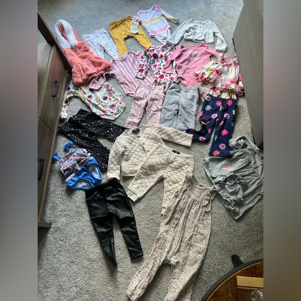 Bundle of Little Girl Clothes